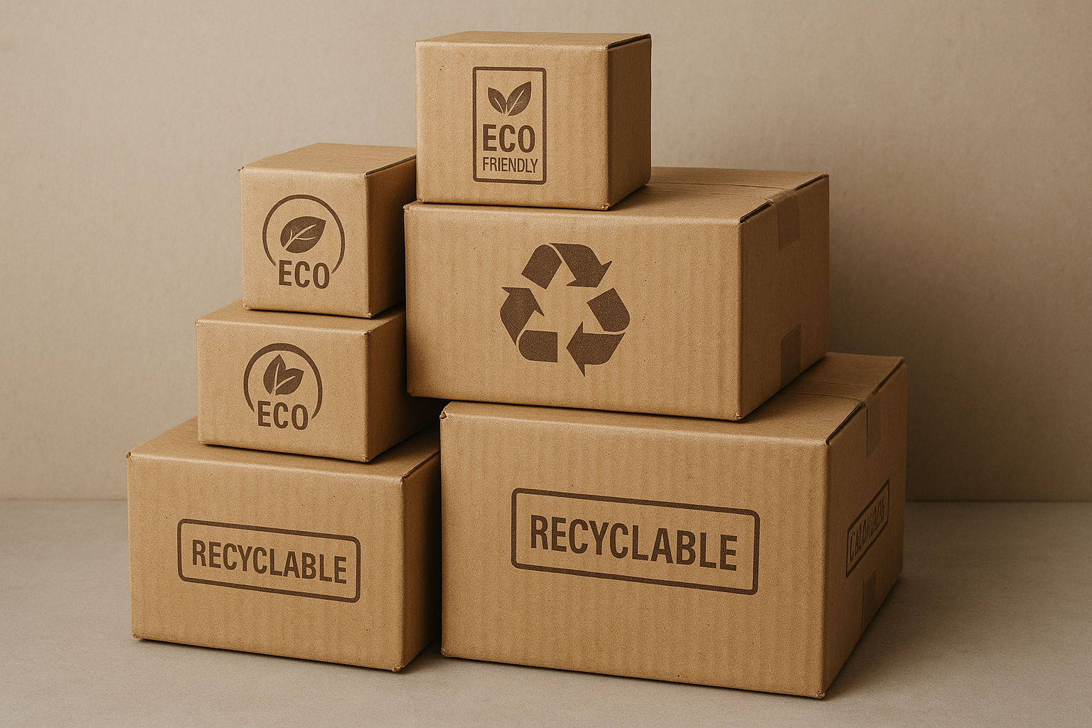 Eco-Friendly Cardboard Stack_simple