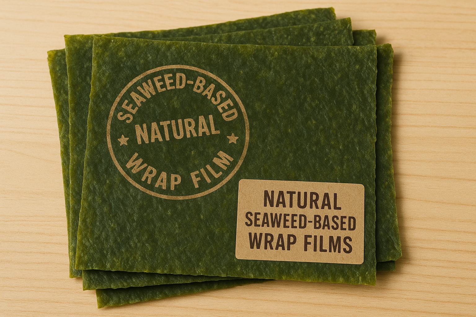 Seaweed-Based Wrap Films