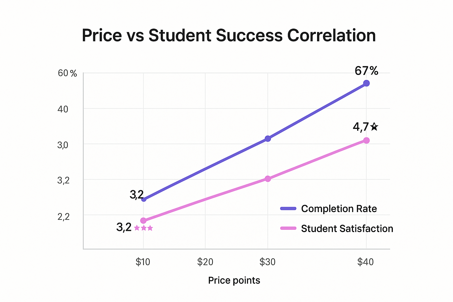Online Course Pricing Guide 2025: Find Your Optimal Price Point by Market 1 The Quality-Price Correlation