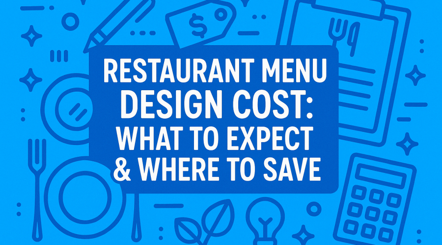 Restaurant Menu Design Cost