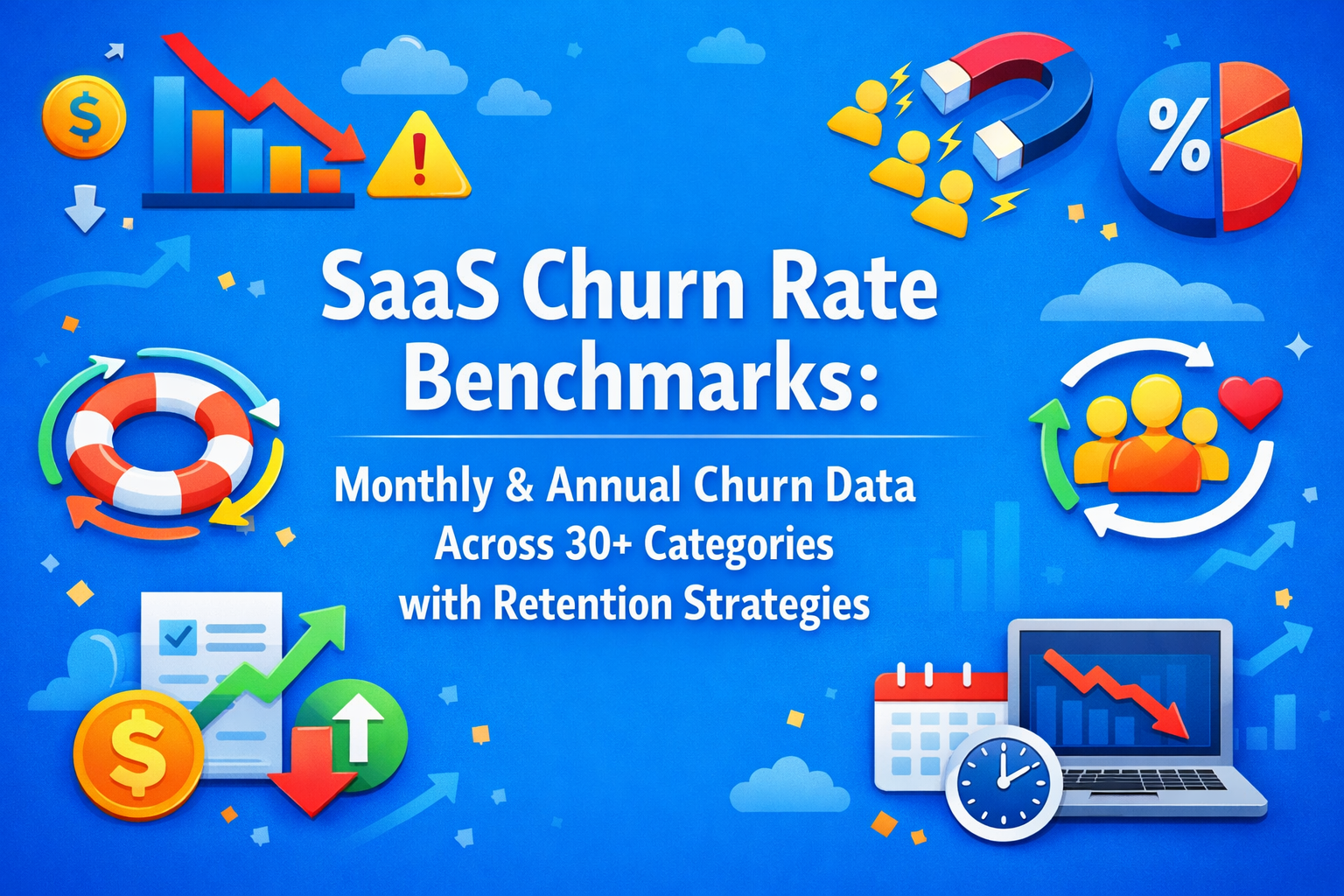 Home 18 SaaS Churn Rate Benchmarks Churn Data