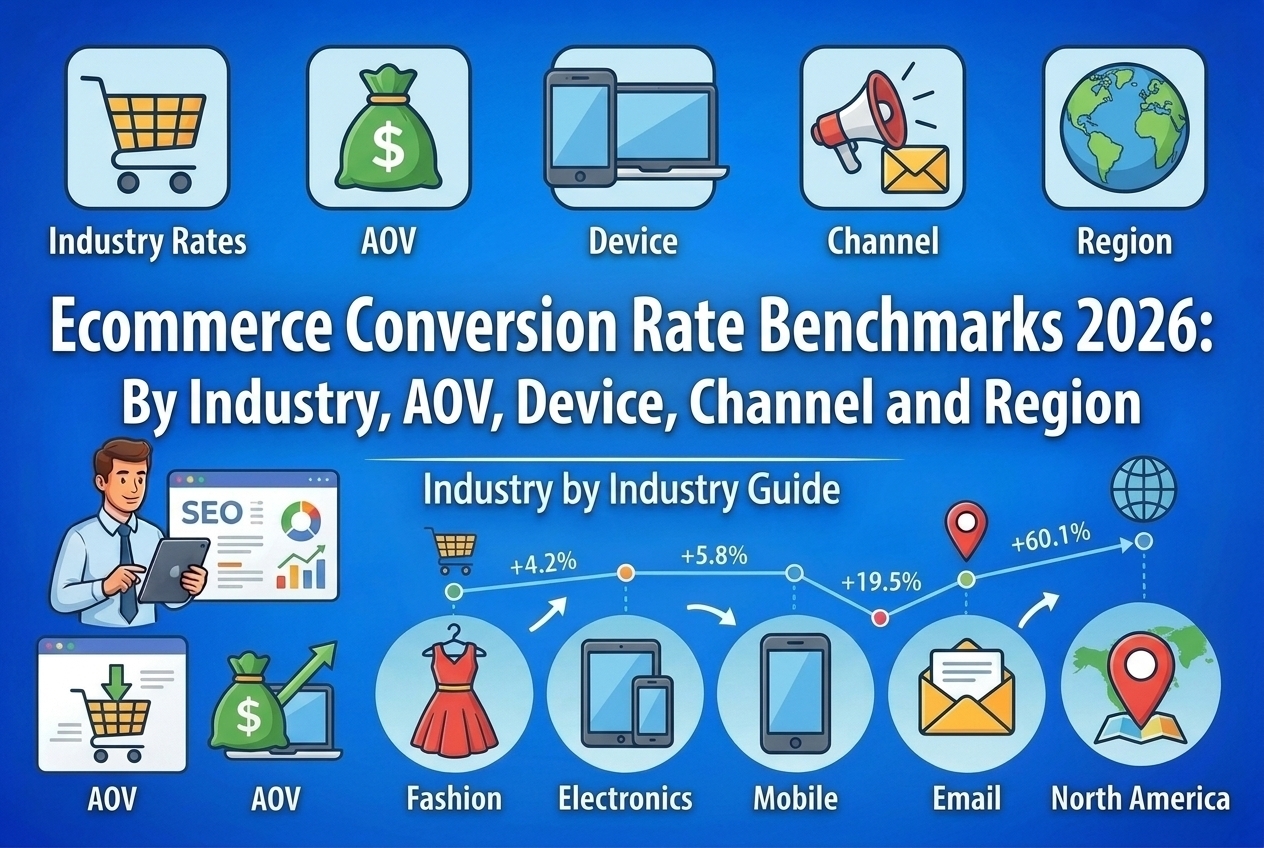 Ecommerce Conversion Rate Benchmarks 2026