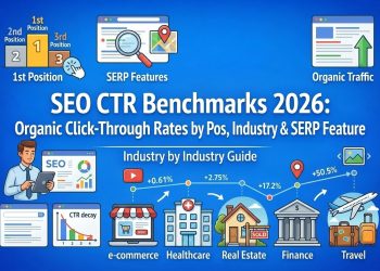 SEO CTR Benchmarks 2026: Organic Click-Through Rates by Position, Industry & SERP Feature